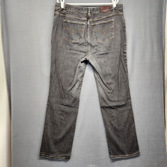 Vintage Ralph Lauren Jeans 16 W Black Embellished Cotton Blend Stretch Hong Kong - Picture 2 of 16